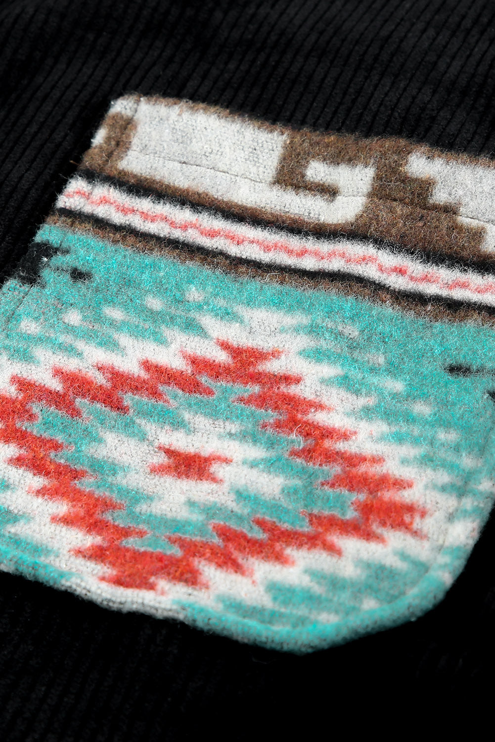 Aztec Collared Shacket