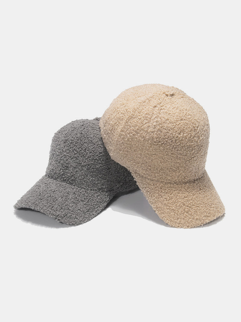 Sherpa Solid Color Baseball Hat