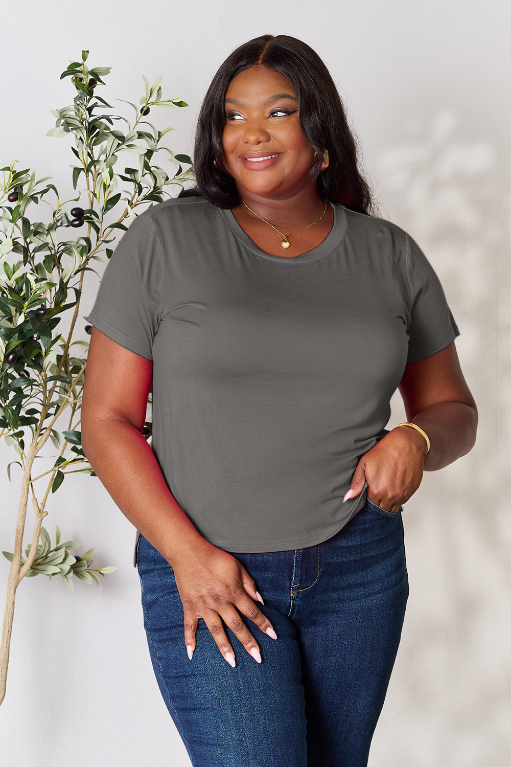 Round Neck Short Sleeve TShirt
