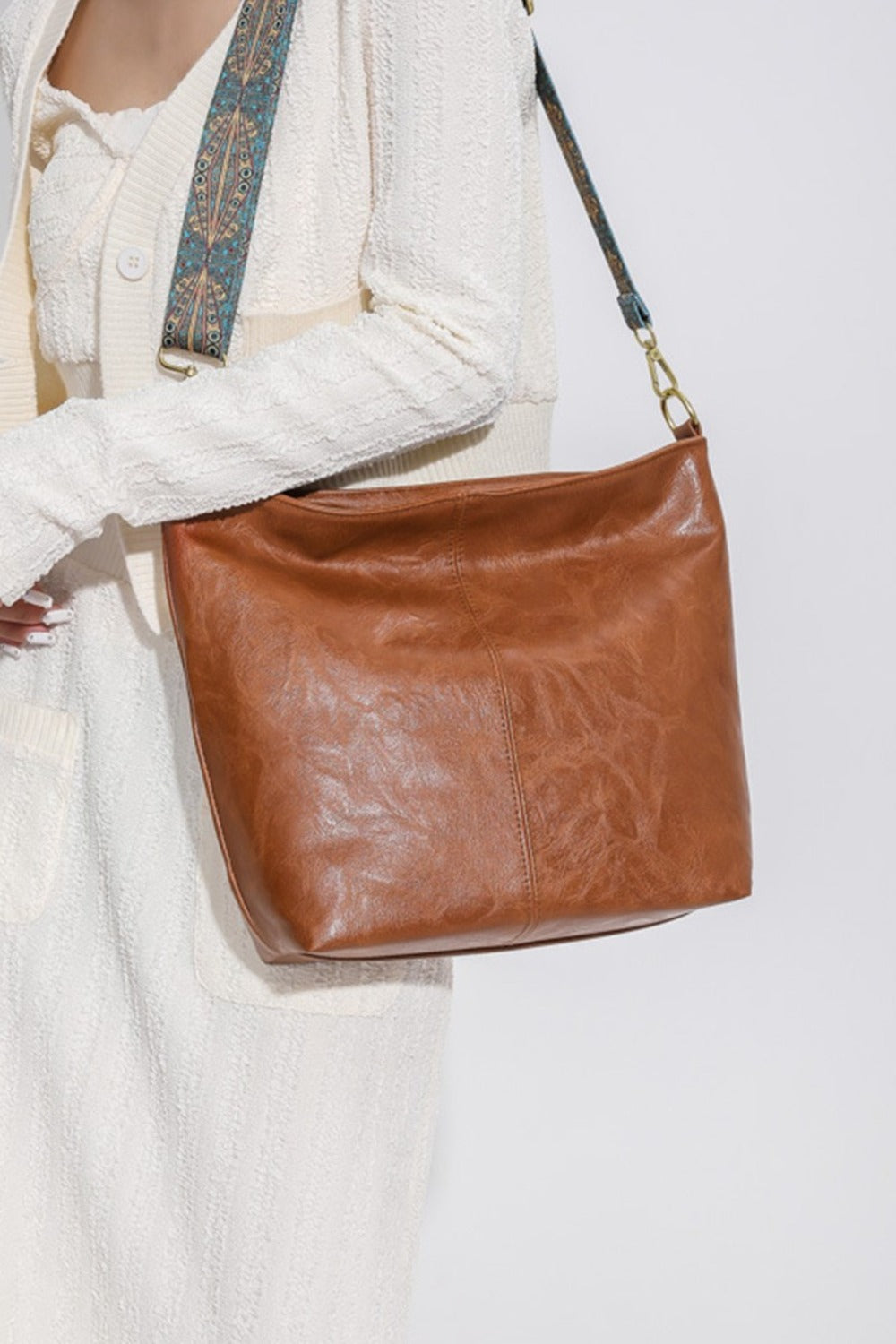 Vegan Leather Crossbody Purse