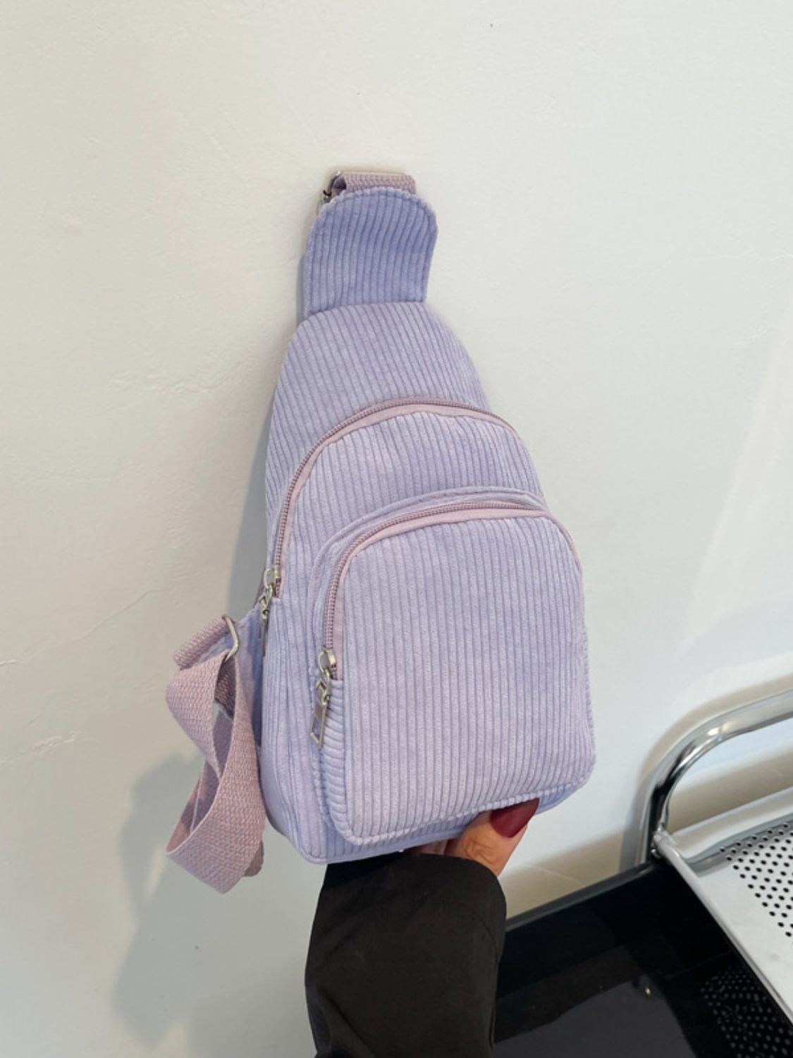 Corduroy Crossbody Bag