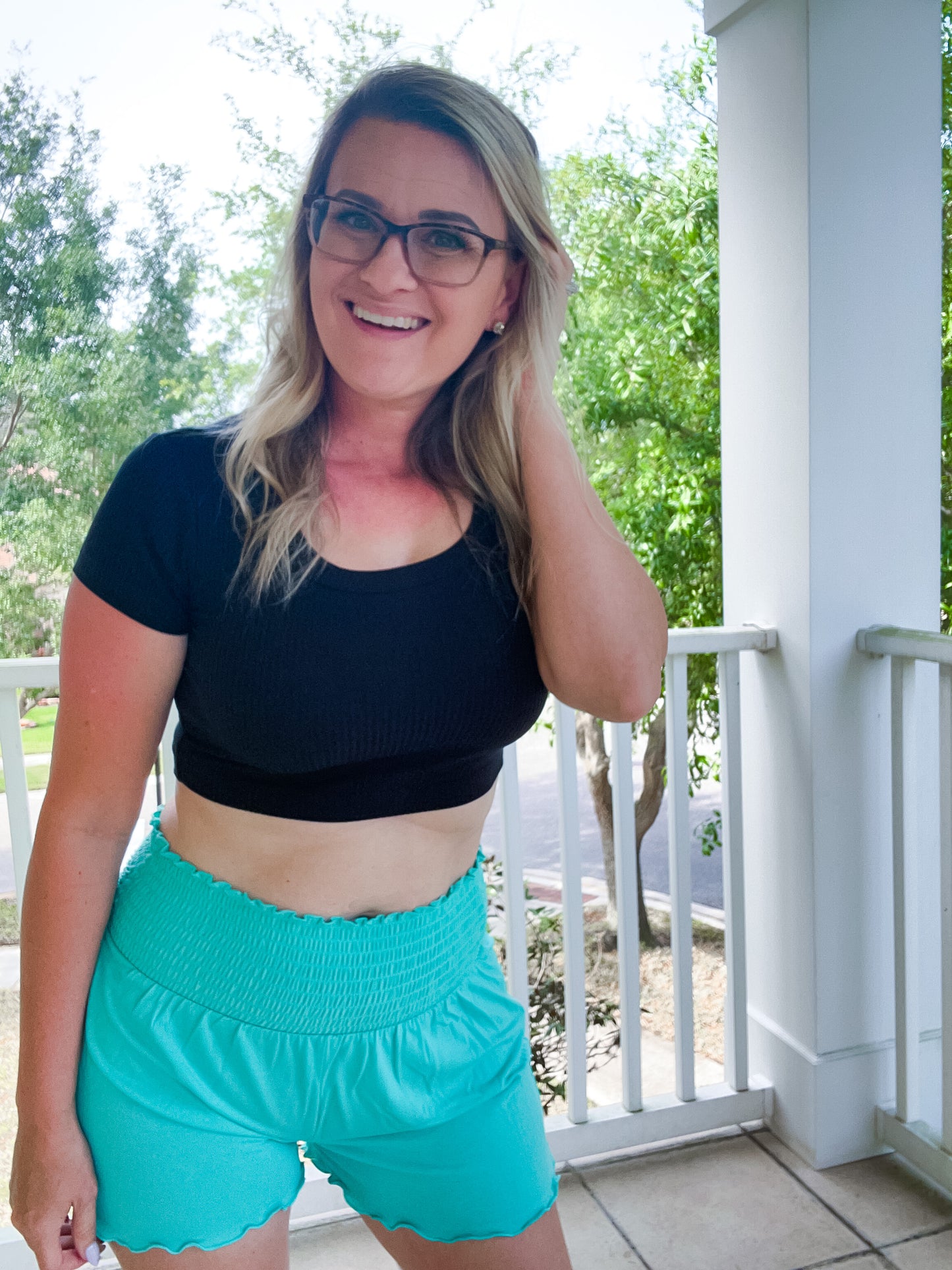 Smocked Lounge Shorts