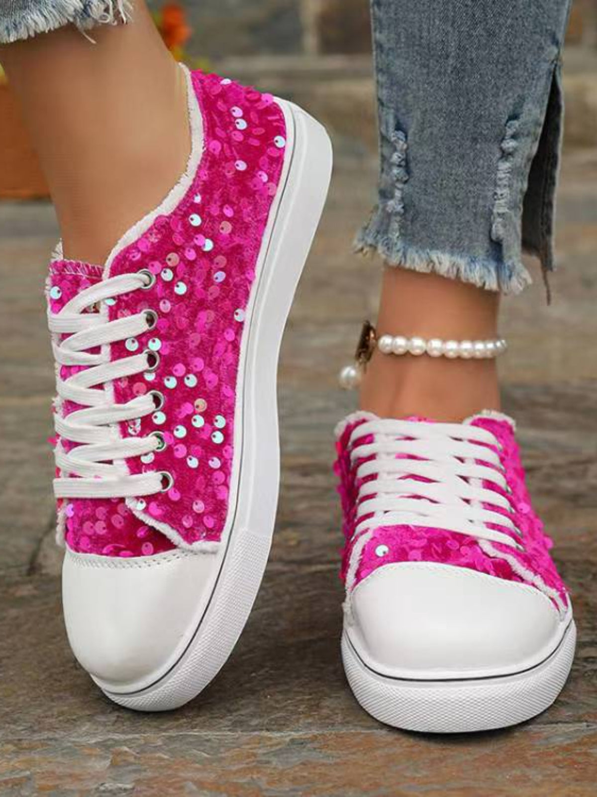 Sequin Sneakers