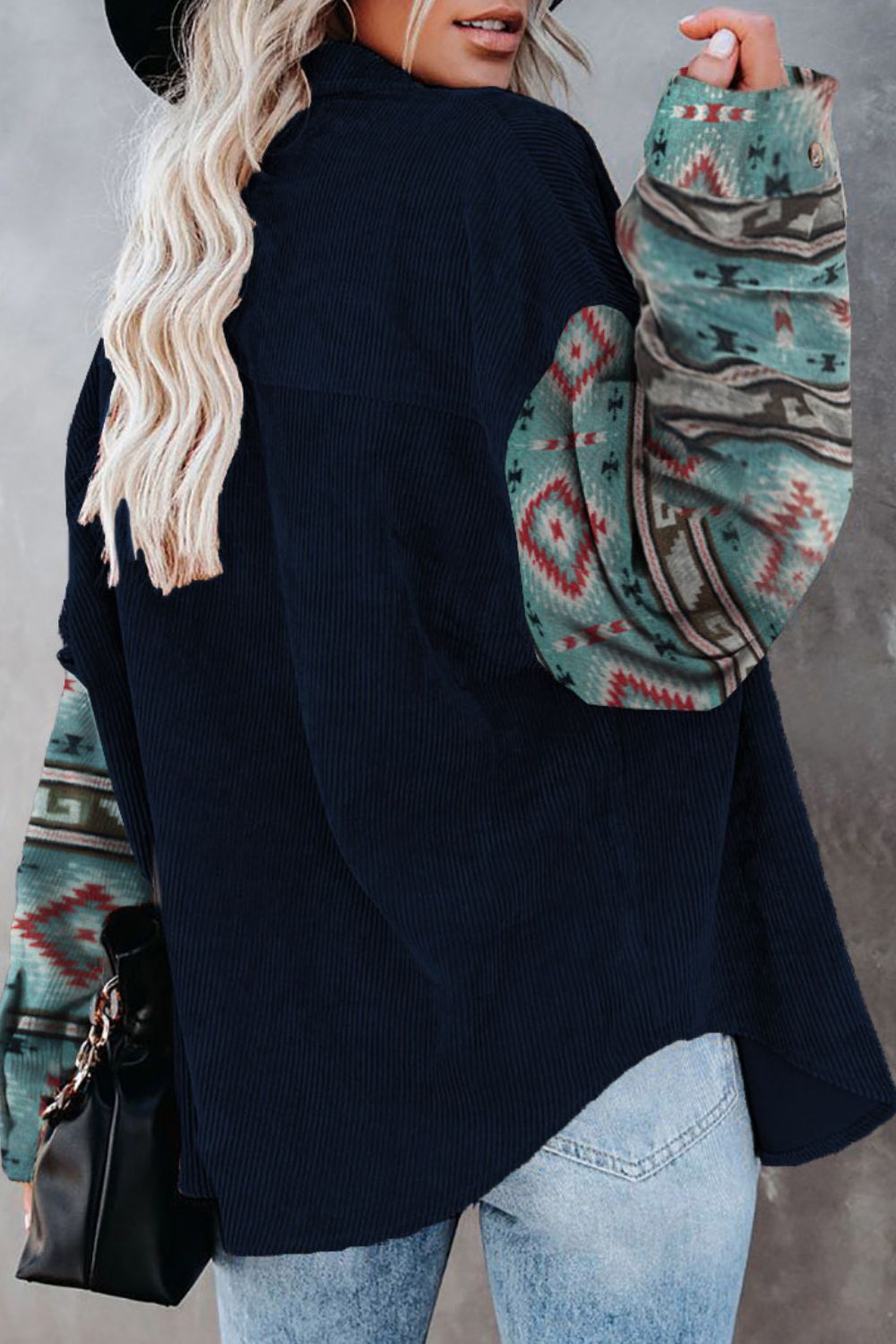 Aztec Collared Shacket