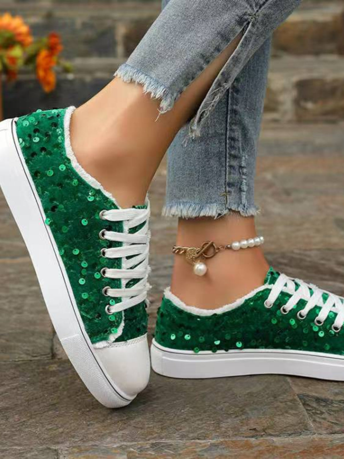 Sequin Sneakers