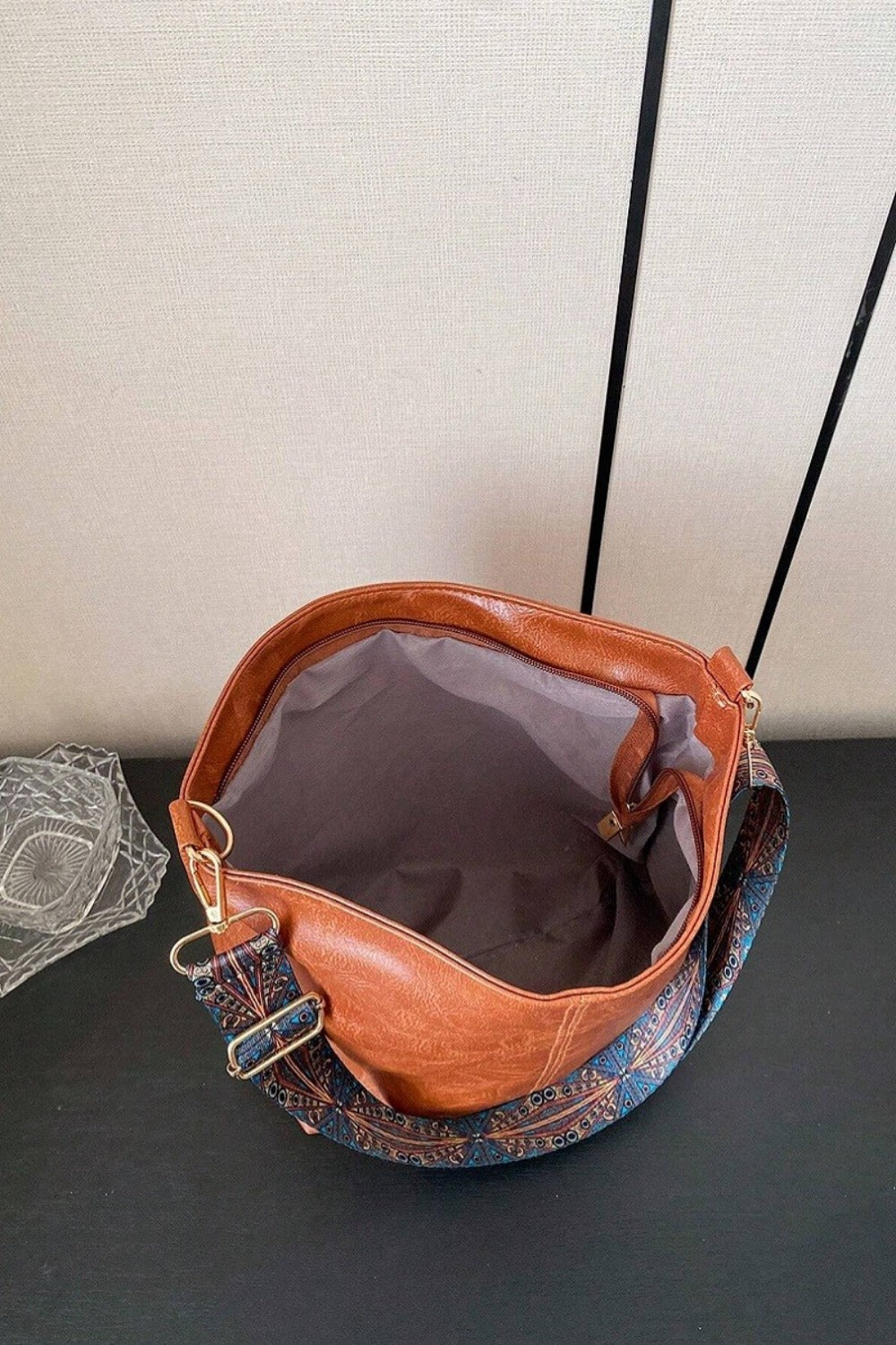 Vegan Leather Crossbody Purse