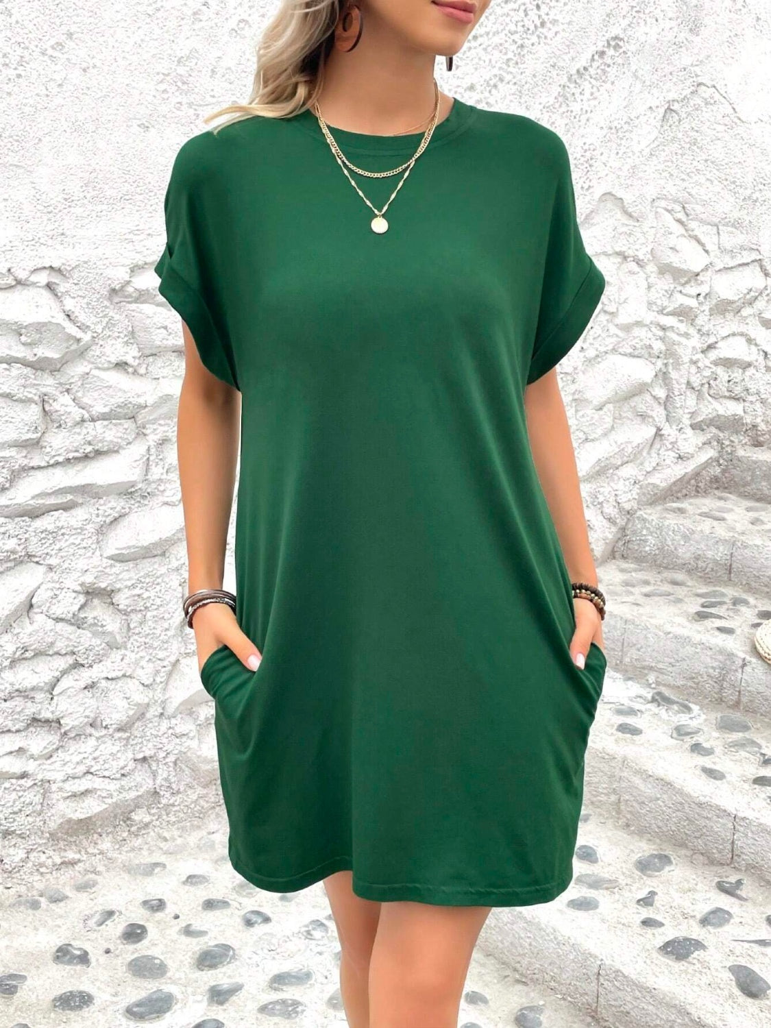 Tshirt Dress with Pockets
