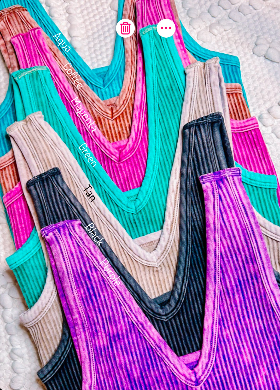 Vneck Reversible Ribbed Bralette