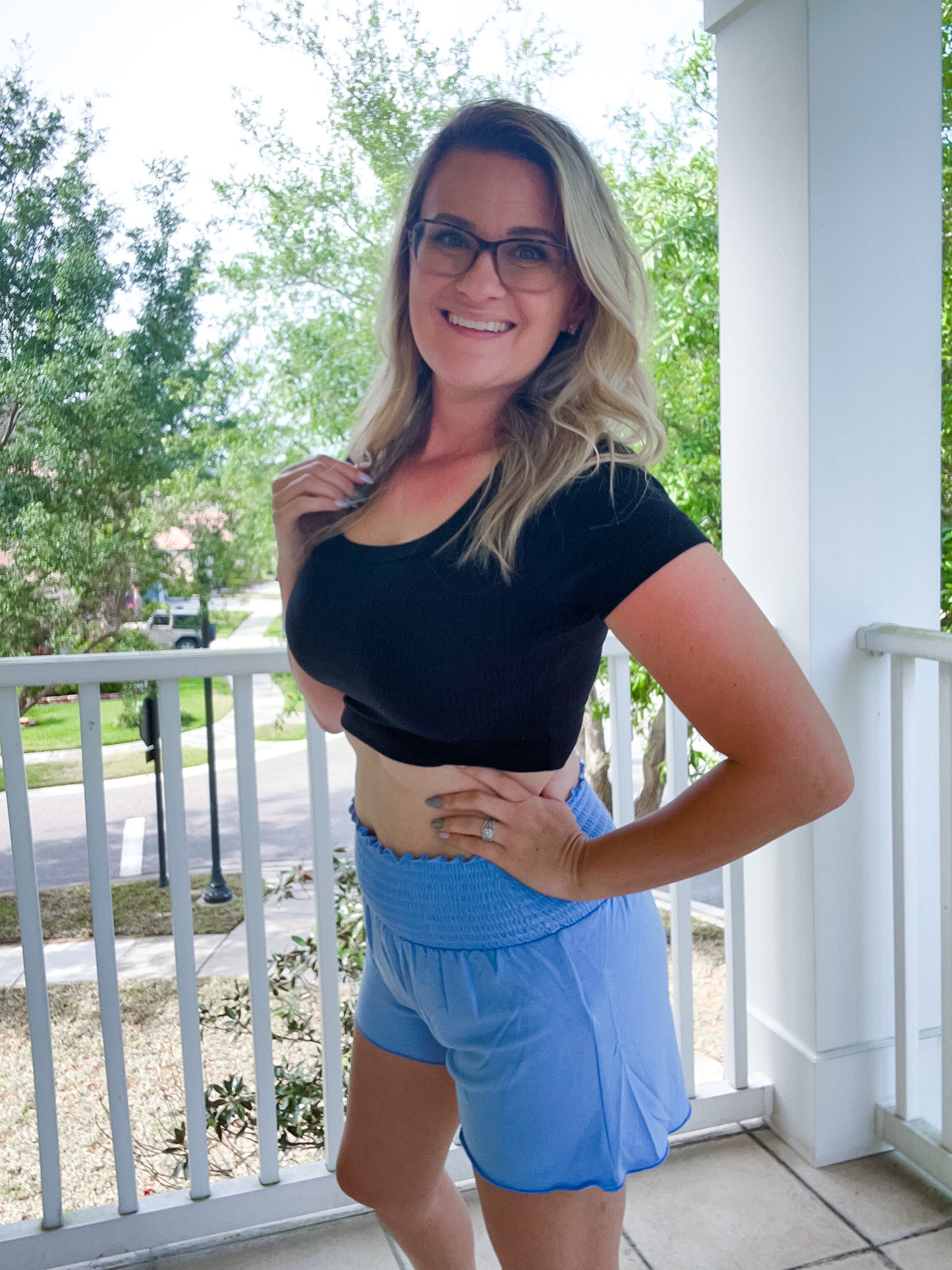 Smocked Lounge Shorts