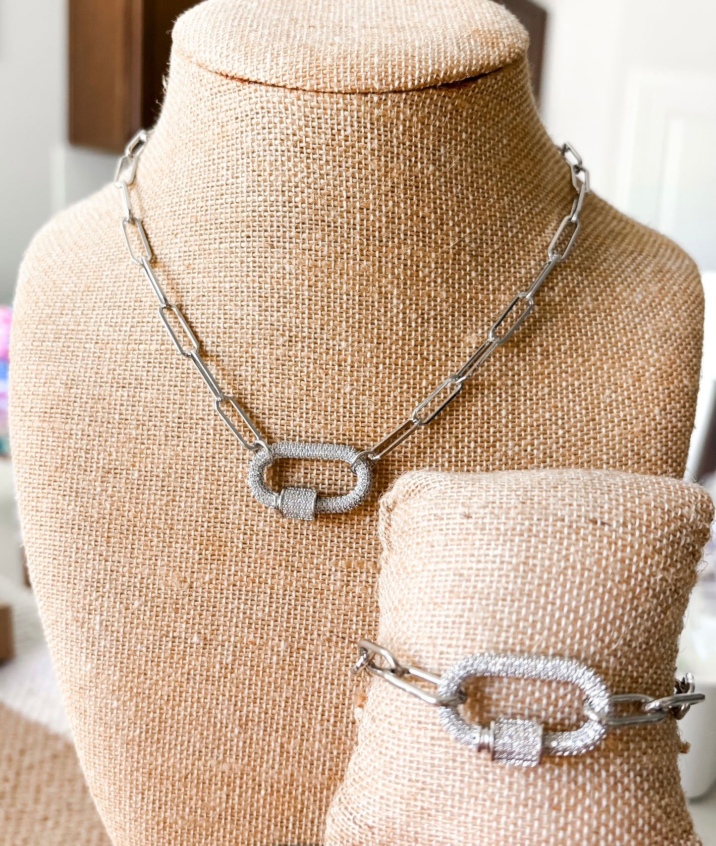 Silver Magnetic Chain Bracelet