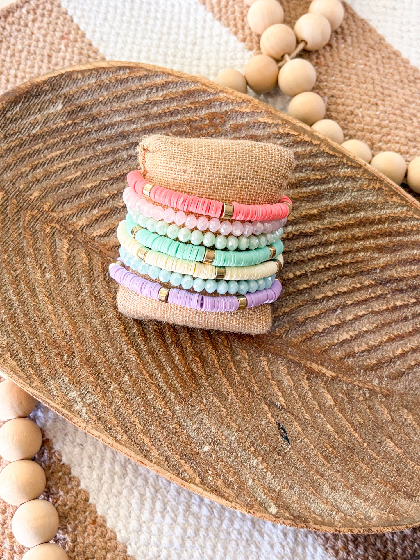 Spring Pastel Bracelet Stack