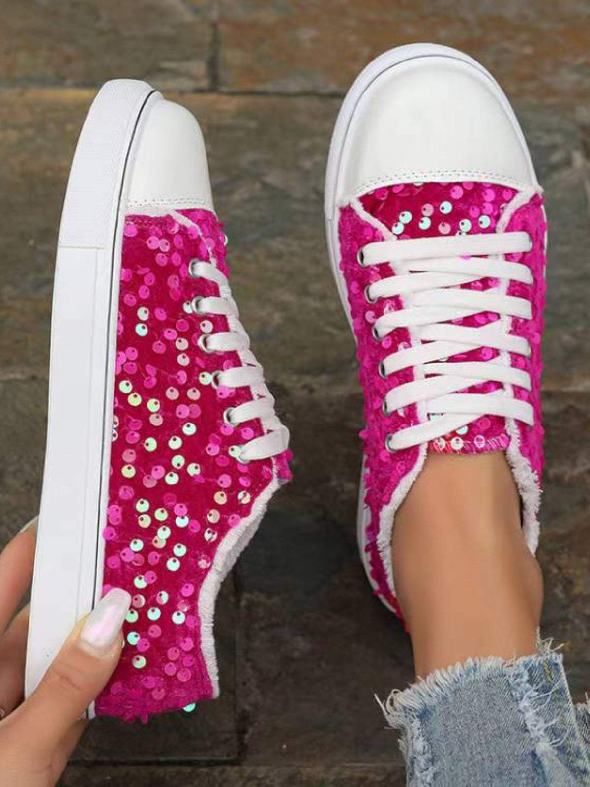 Sequin Sneakers