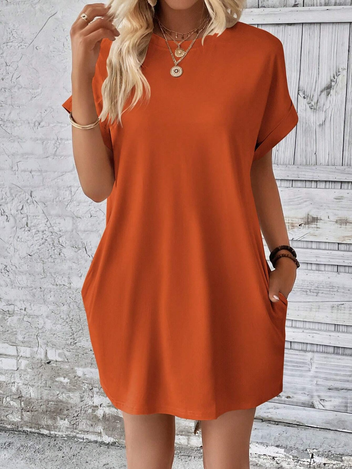 Tshirt Dress with Pockets
