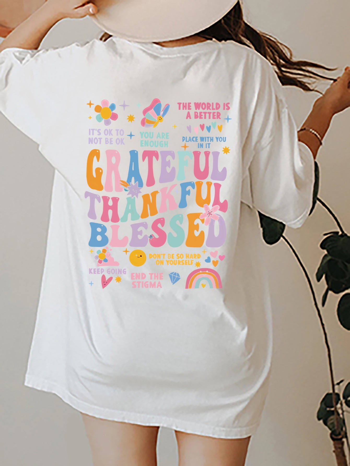 Grateful Thankful Blessed Tee