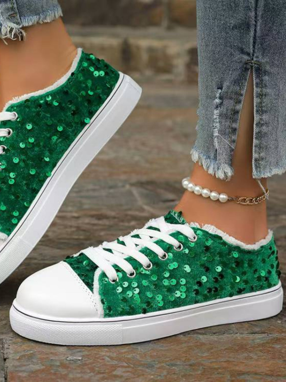 Sequin Sneakers