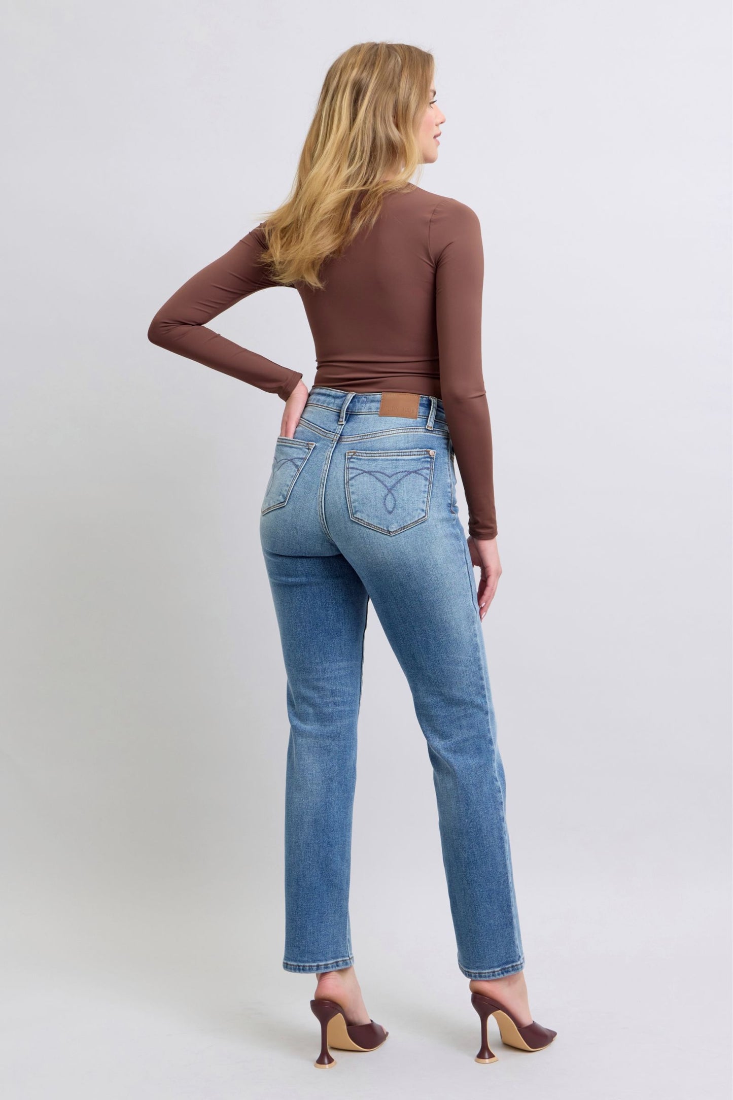 Judy Blue Thermal Lined Straight Jeans