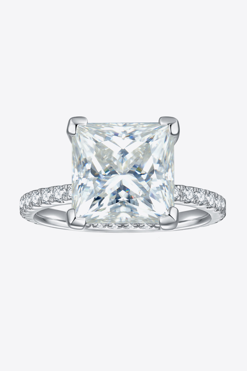 *APP EXCLUSIVE* 5.52 Carat Moissanite Side Stone Ring