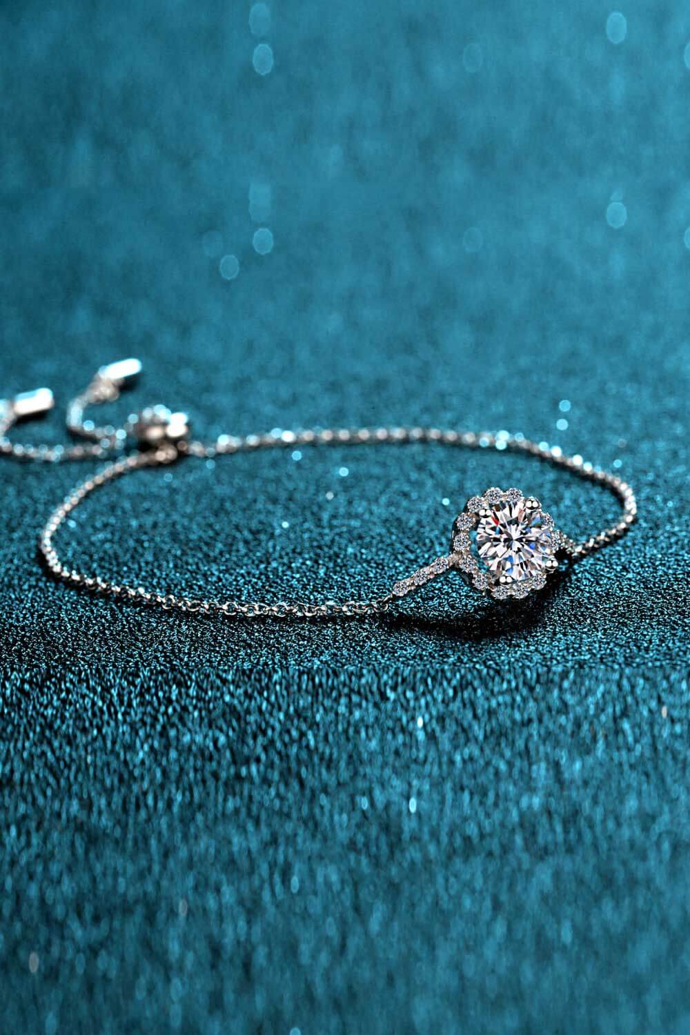 *App Exclusive* 1 Carat Moissanite Chain Bracelet