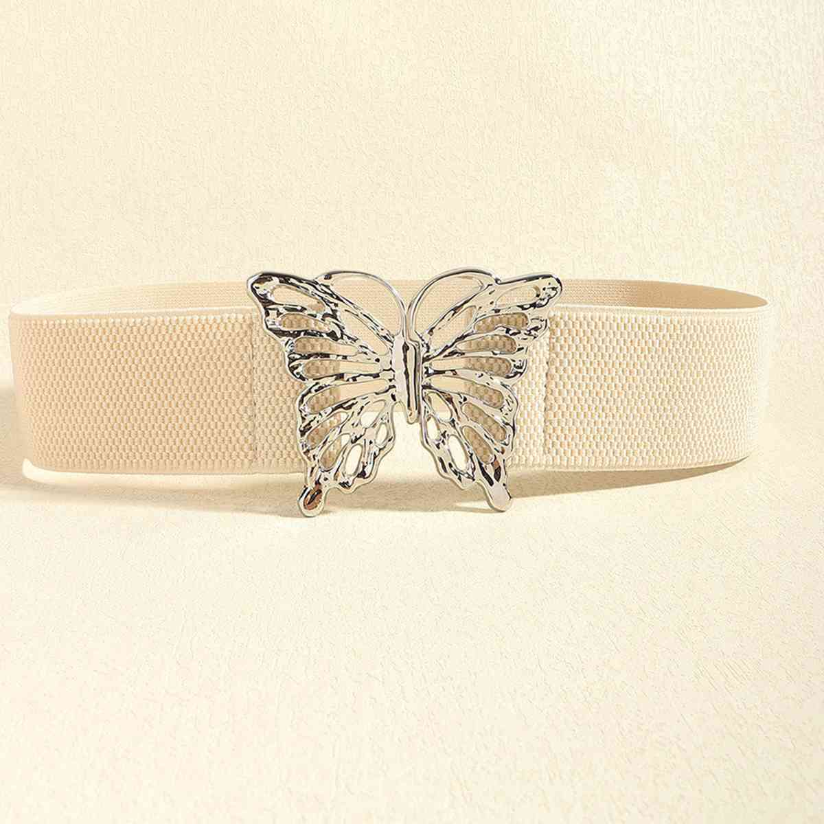 *APP EXCLUSIVE* Butterfly Buckle Elastic Belt