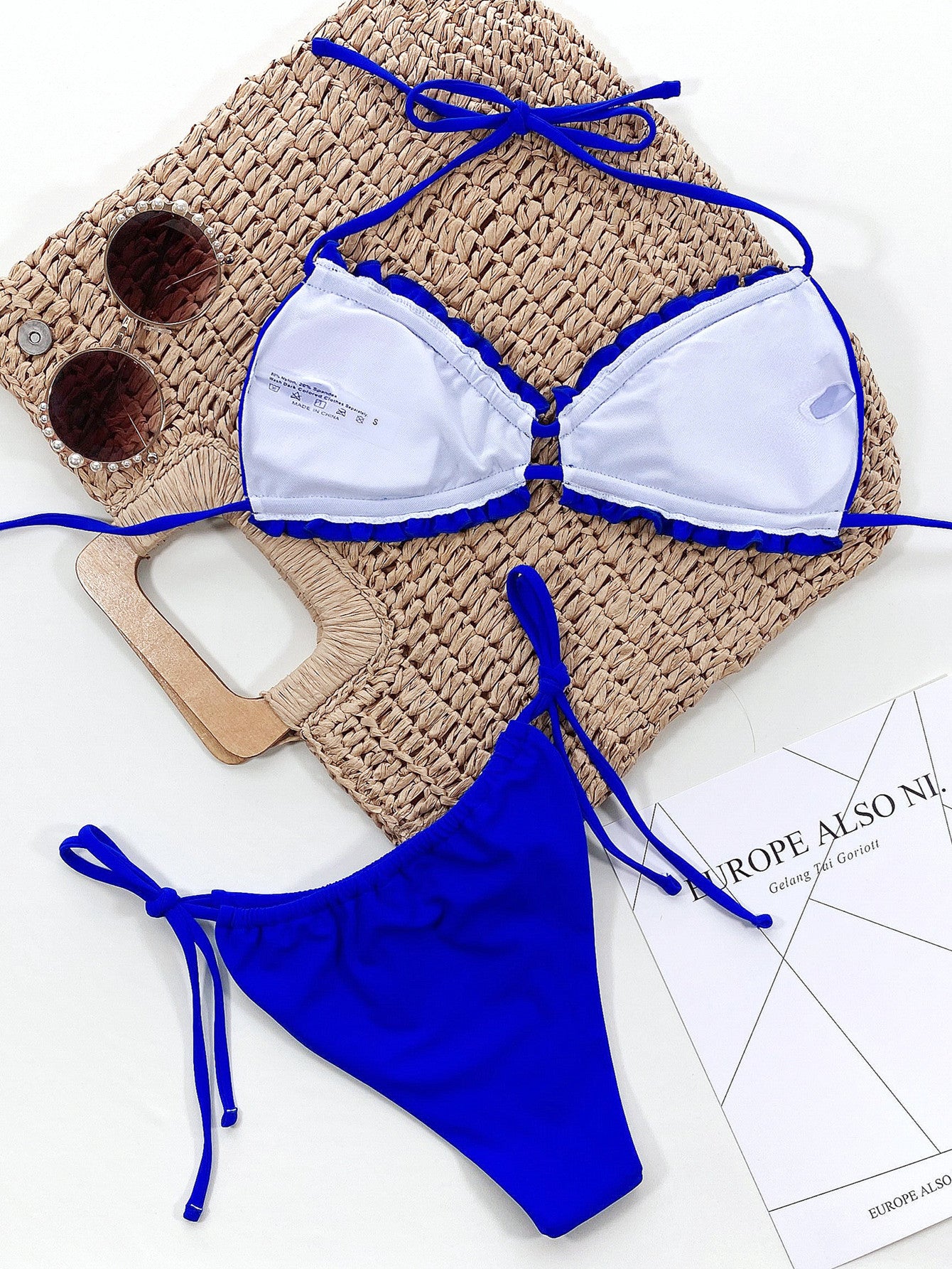 *APP EXCLUSIVE* Ruffle Halter Neck Bikini