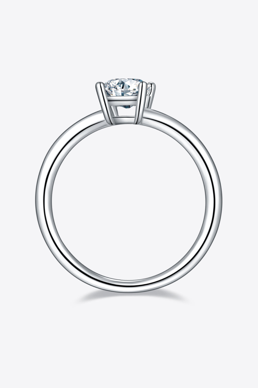 *APP EXCLUSIVE* 1 Carat Moissanite 925 Sterling Silver Solitaire Ring