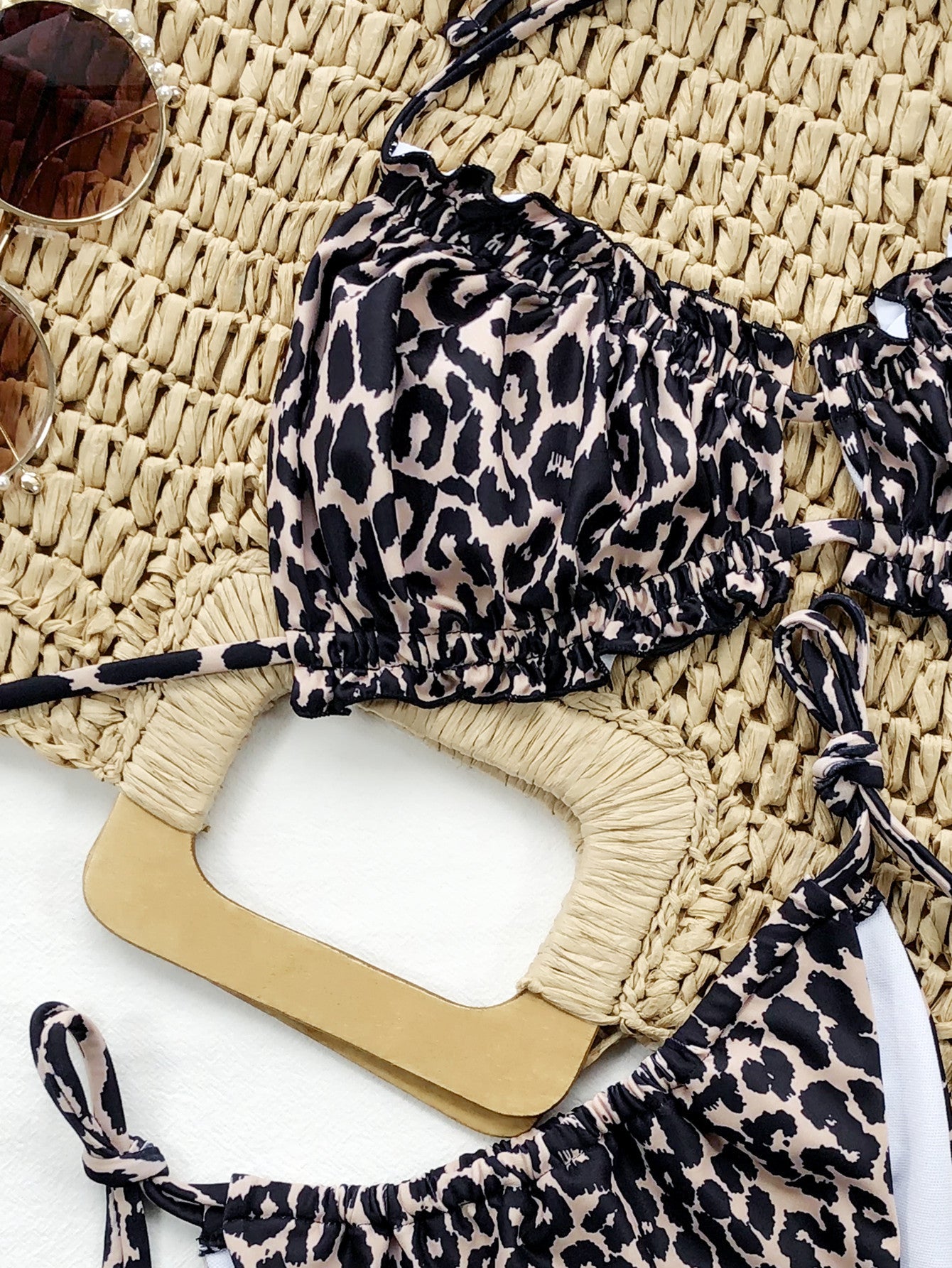 *APP EXCLUSIVE* Ruffle Halter Neck Bikini