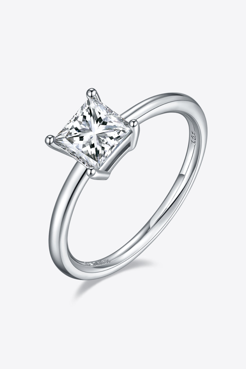*APP EXCLUSIVE* 1 Carat Moissanite 925 Sterling Silver Solitaire Ring