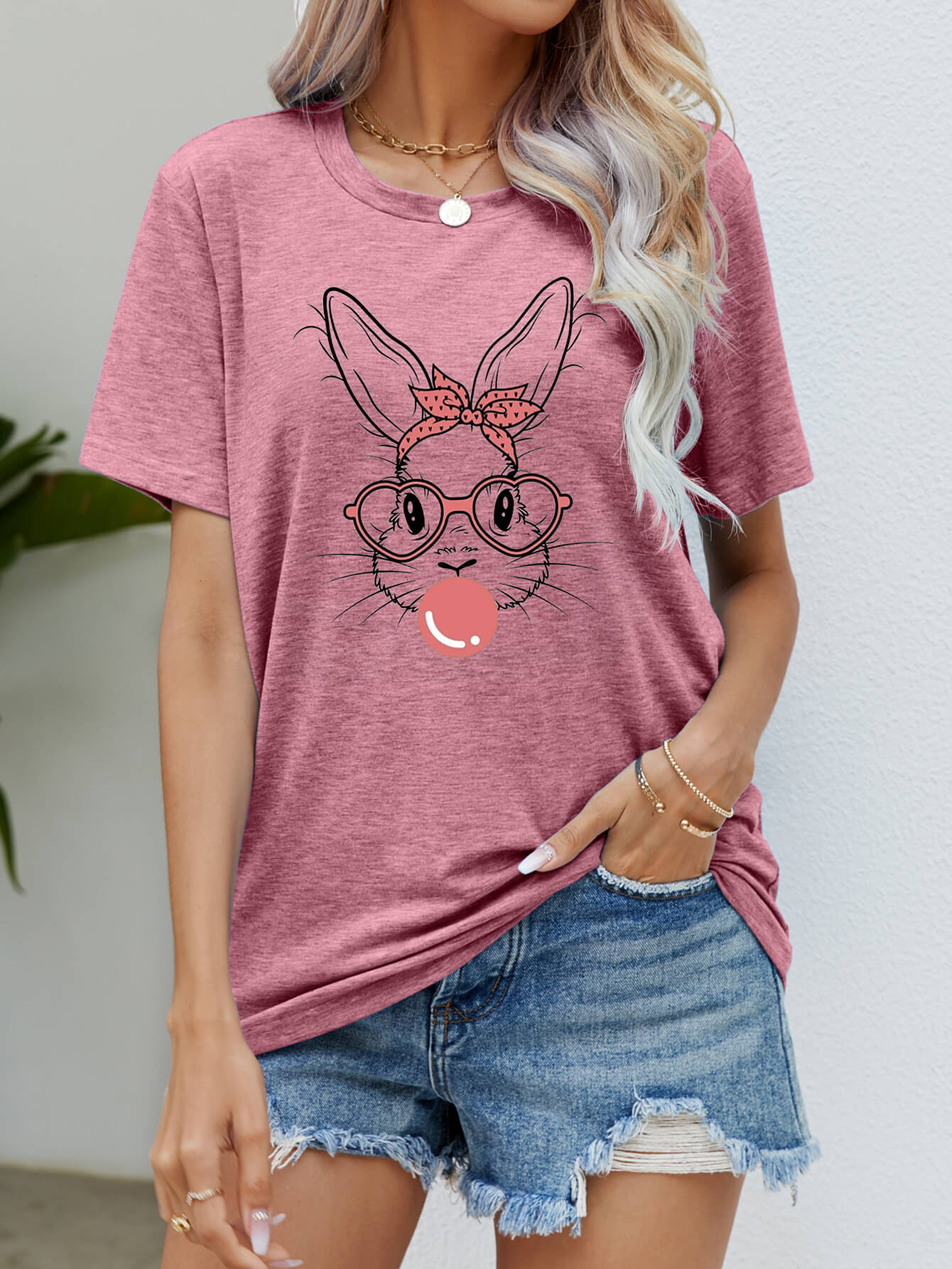 *APP EXCLUSIVE* Easter Bunny Bubblegum Tee
