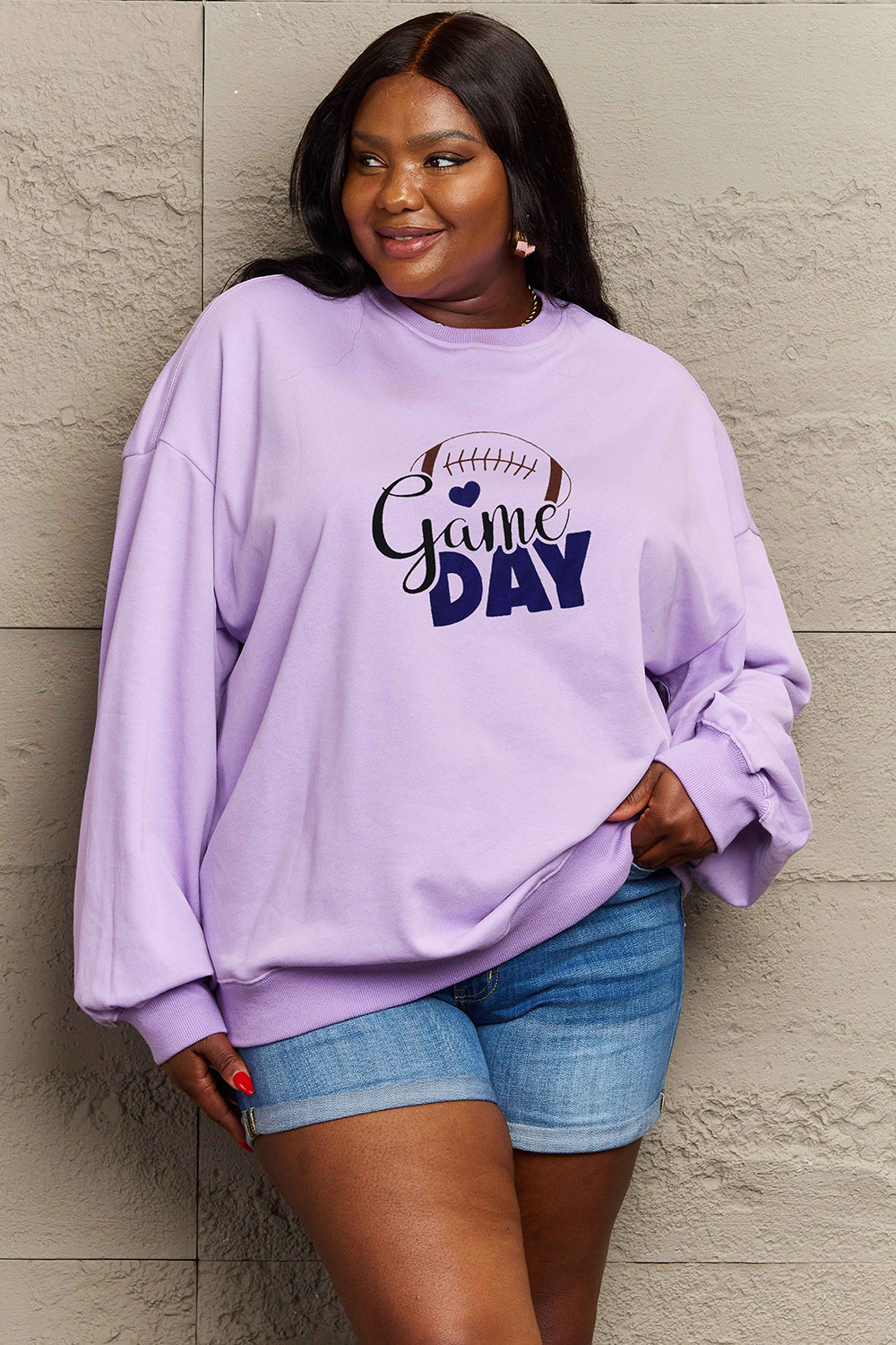 *APP EXCLUSIVE* Gameday Football Graphic Sweatshirt