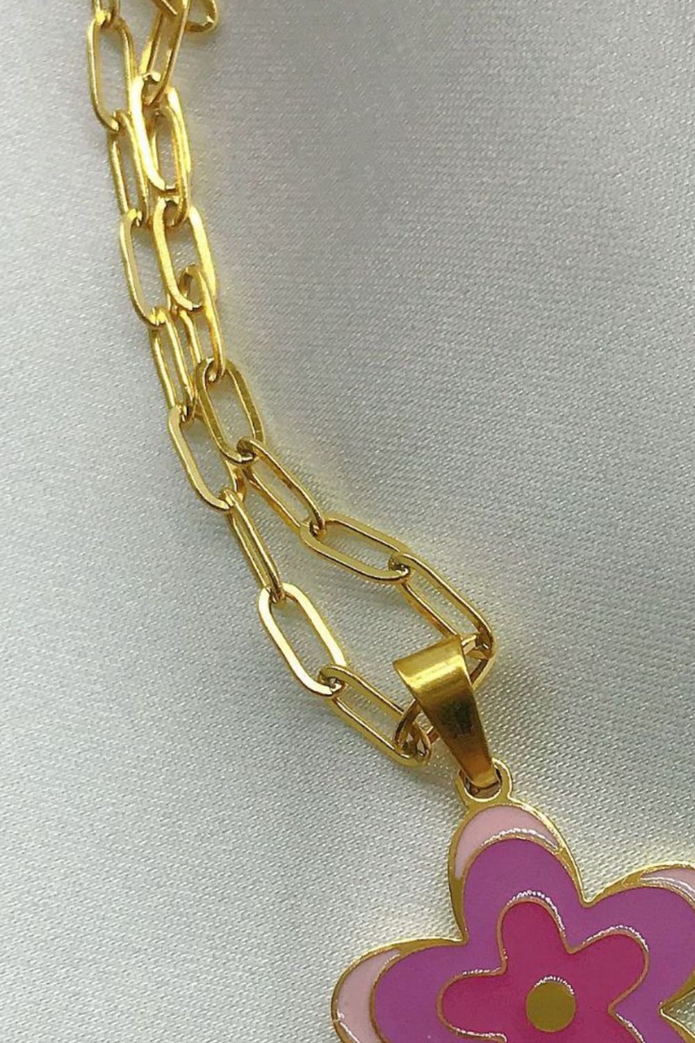 *APP EXCLUSIVE* Flower Stainless Steel Necklace