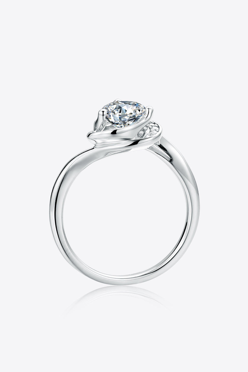 *APP EXCLUSIVE* 1 Carat Moissanite 925 Sterling Silver Heart Ring