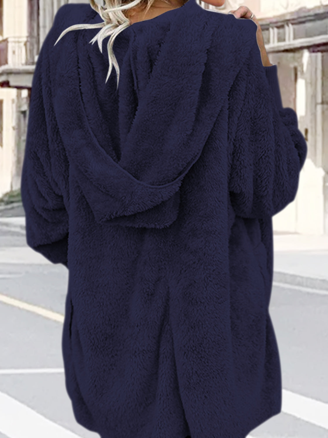 *APP EXCLUSIVE* Teddy Hooded Jacket with Pockets
