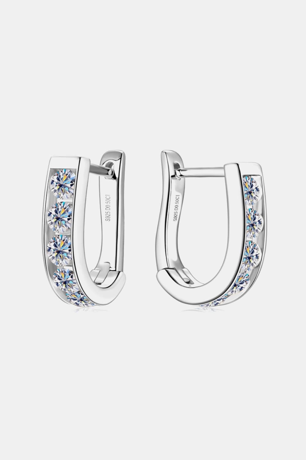 * APP EXCLUSIVE* 1 Carat Moissanite 925 Sterling Silver Earrings