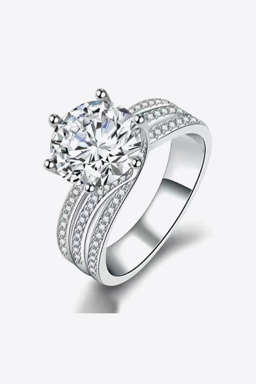 *APP EXCLUSIVE* 3 Carat Moissanite Three-Layer Ring