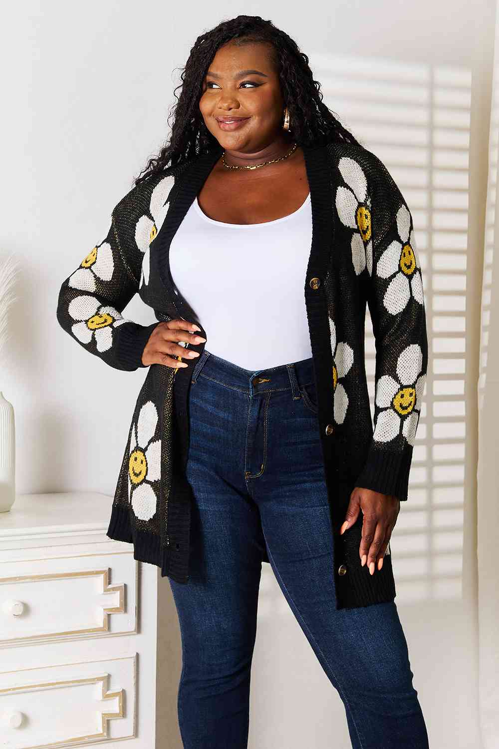 *APP EXCLUSIVE* Floral Button Cardigan