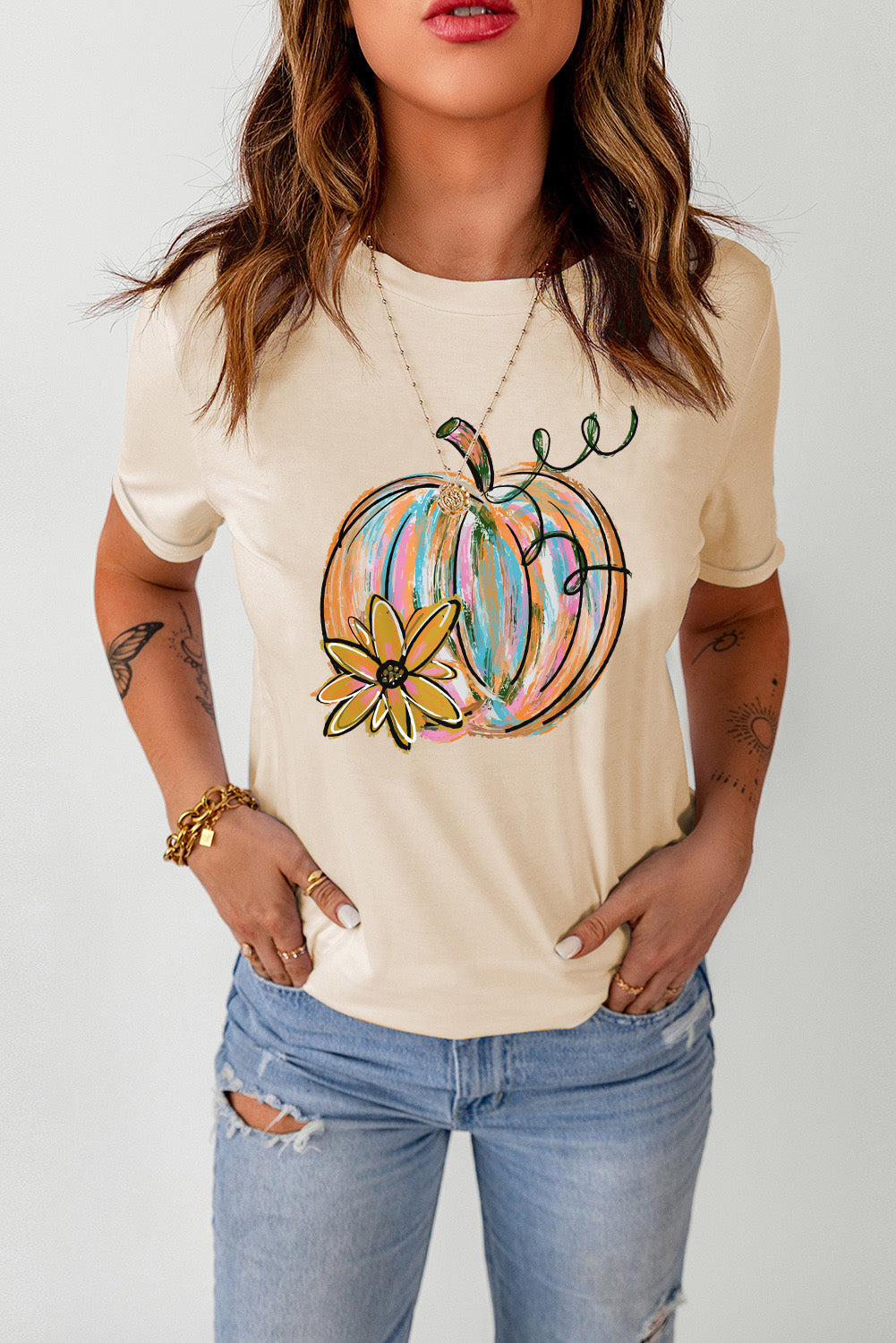 Rustic Pumpkin Pastels Tee