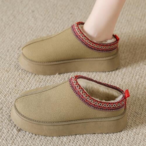 Faux Fur Sherpa Slippers