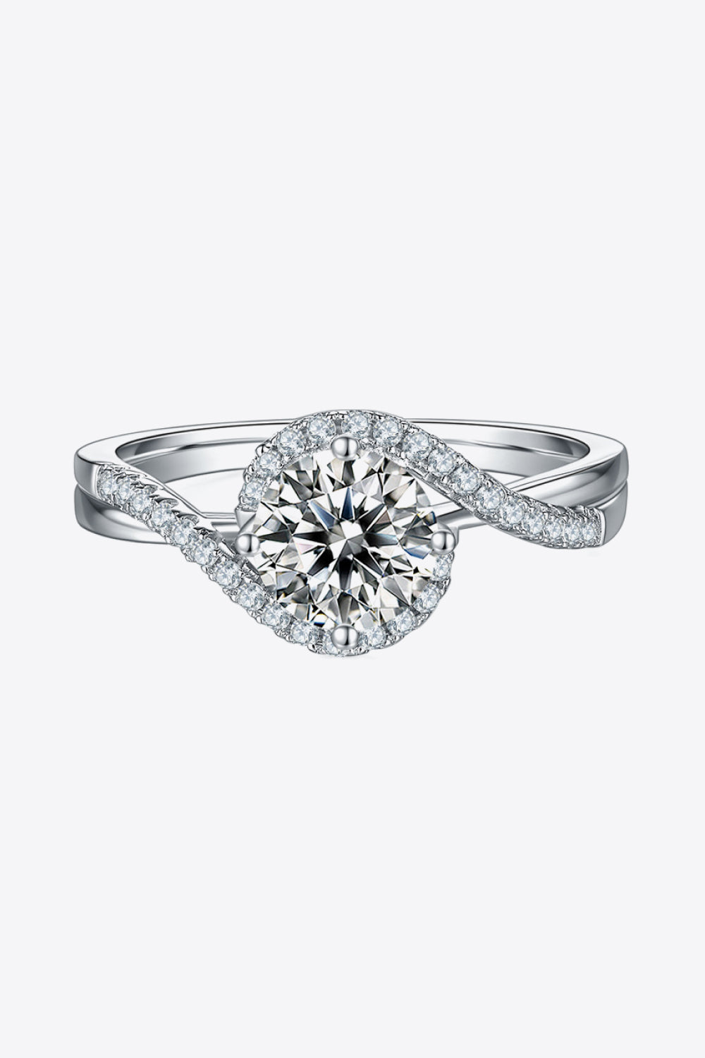*APP EXCLUSIVE* 1 Carat Moissanite Crisscross Ring