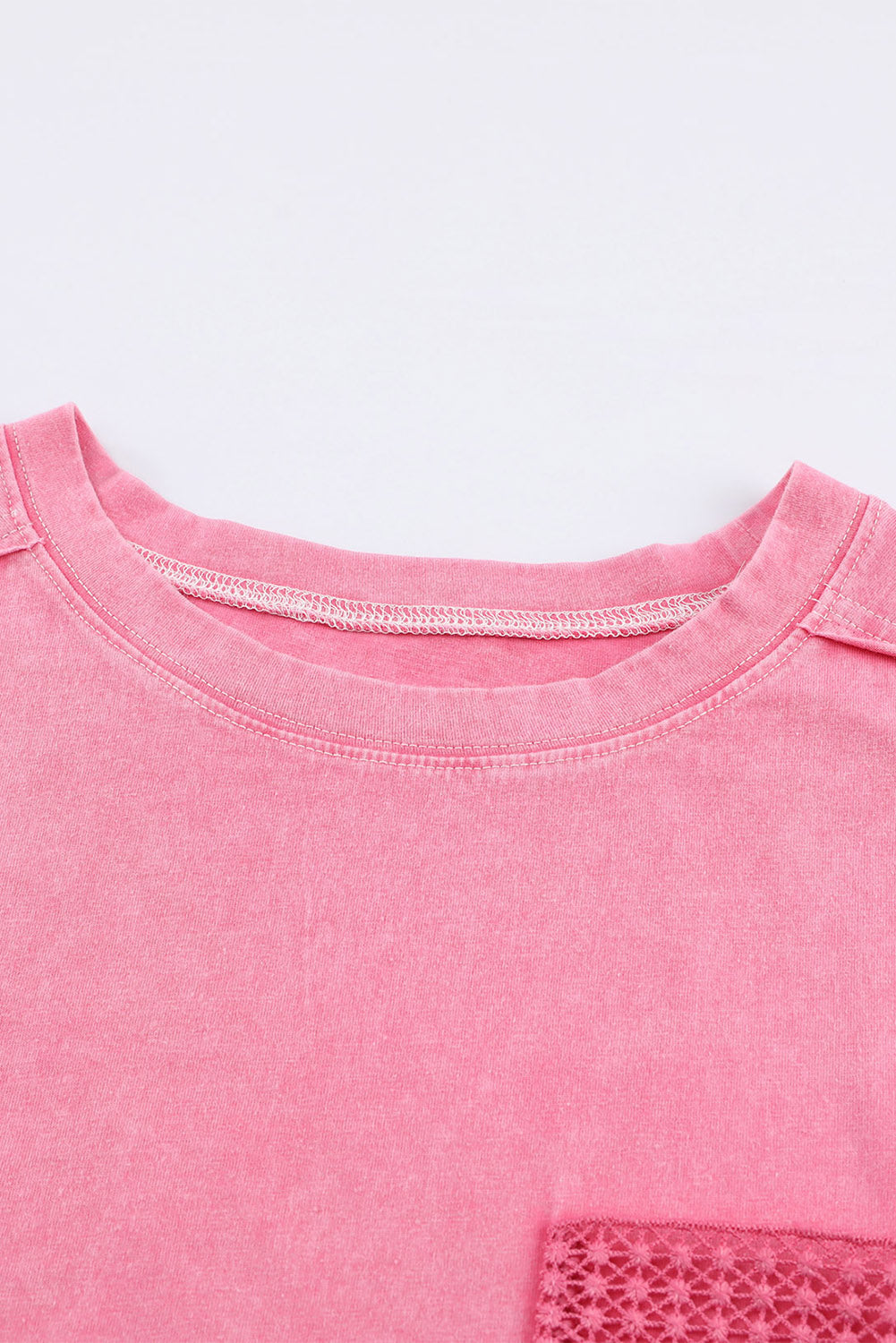 *APP EXCLUSIVE* Round Neck Top with Pocket