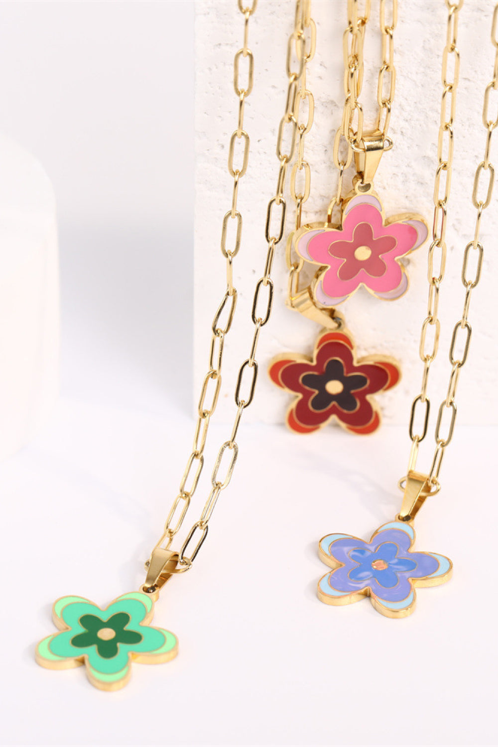 *APP EXCLUSIVE* Flower Stainless Steel Necklace