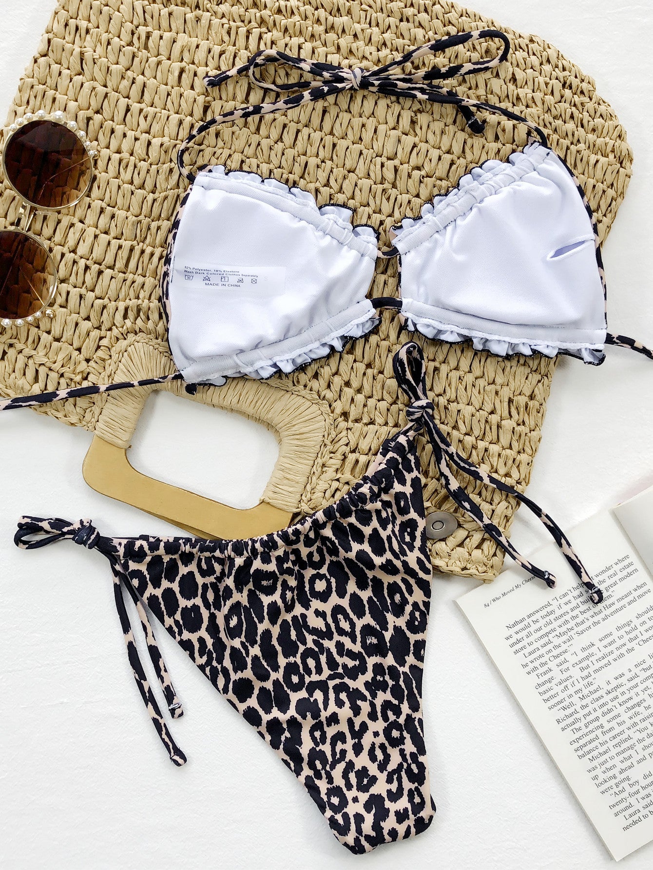 *APP EXCLUSIVE* Ruffle Halter Neck Bikini
