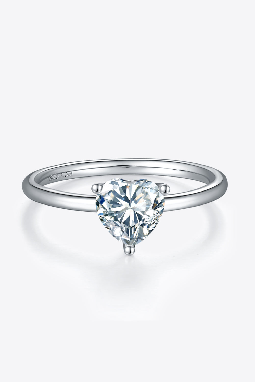 *APP EXCLUSIVE* 1 Carat Moissanite 925 Sterling Silver Solitaire Ring