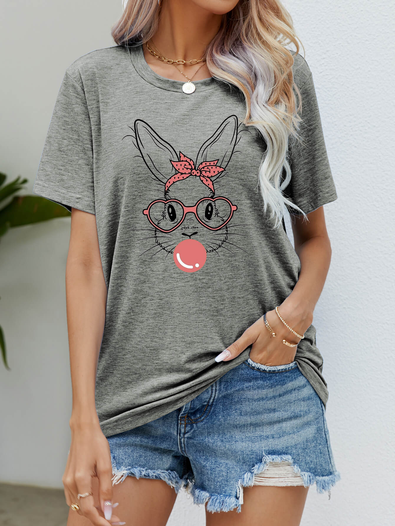 *APP EXCLUSIVE* Easter Bunny Bubblegum Tee