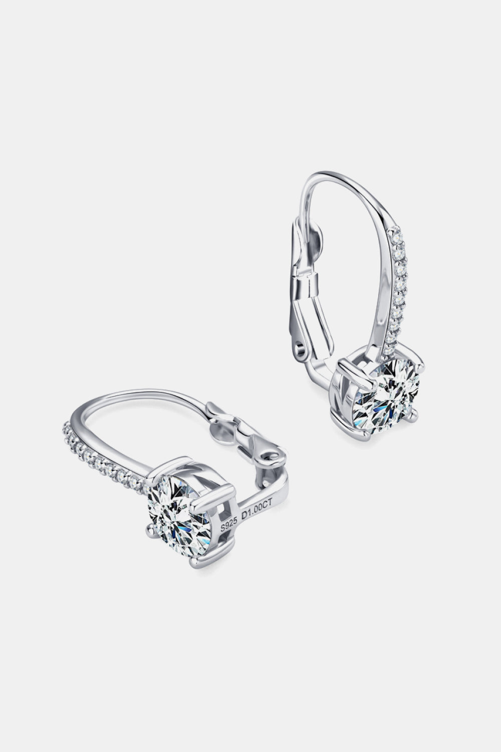 * APP EXCLUSIVE* 2 Carat Moissanite 925 Sterling Silver Earrings