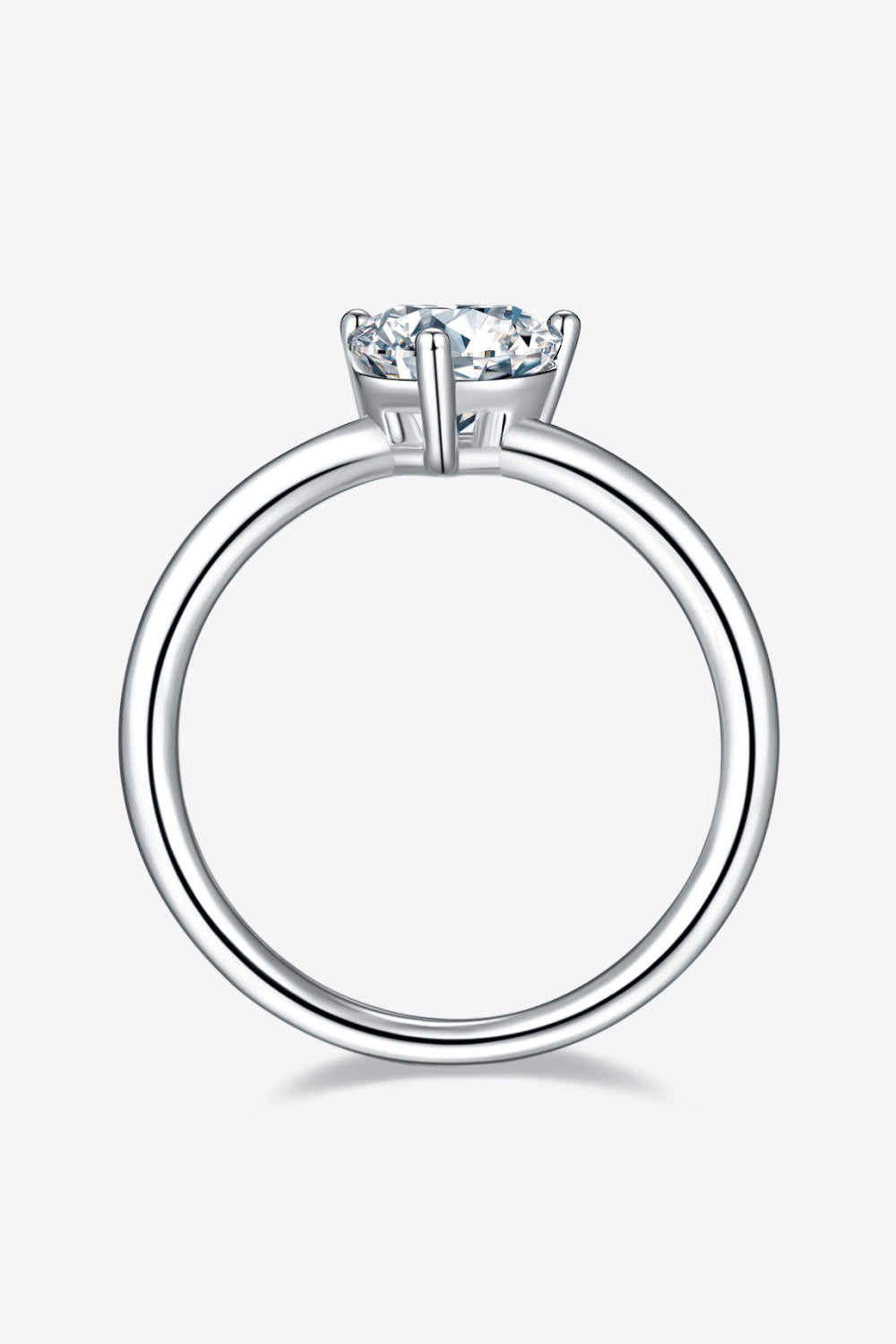 *APP EXCLUSIVE* 1 Carat Moissanite 925 Sterling Silver Solitaire Ring