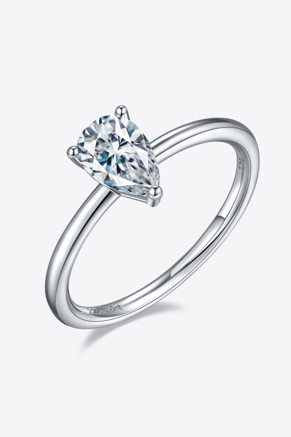 *APP EXCLUSIVE* 1 Carat Moissanite 925 Sterling Silver Solitaire Ring