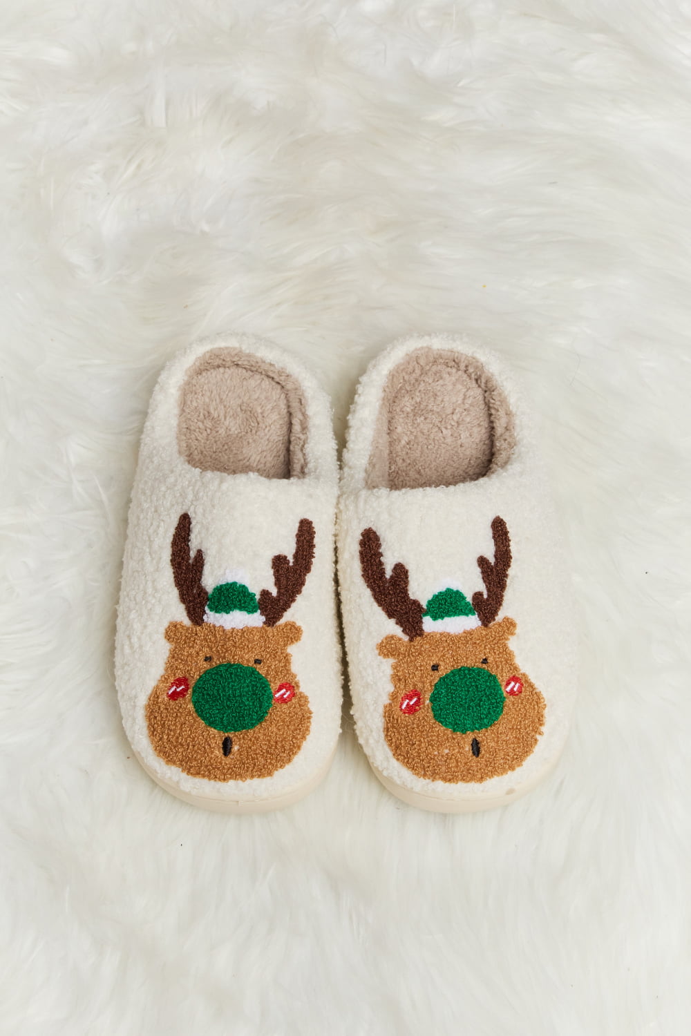 *APP EXCLUSIVE* Rudolph Plush Slide Slippers