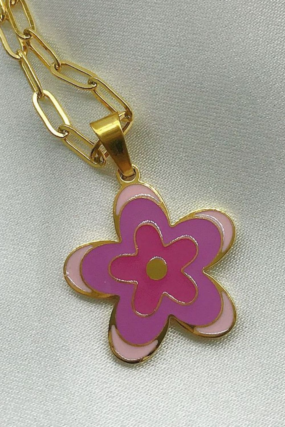 *APP EXCLUSIVE* Flower Stainless Steel Necklace
