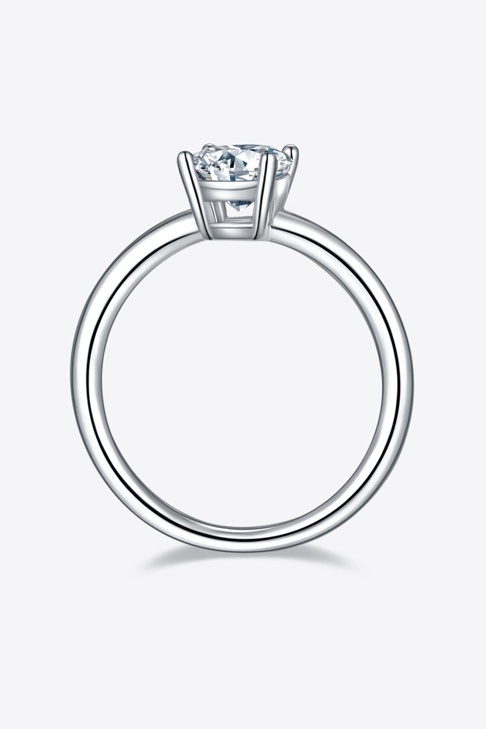 *APP EXCLUSIVE* 1 Carat Moissanite 925 Sterling Silver Solitaire Ring