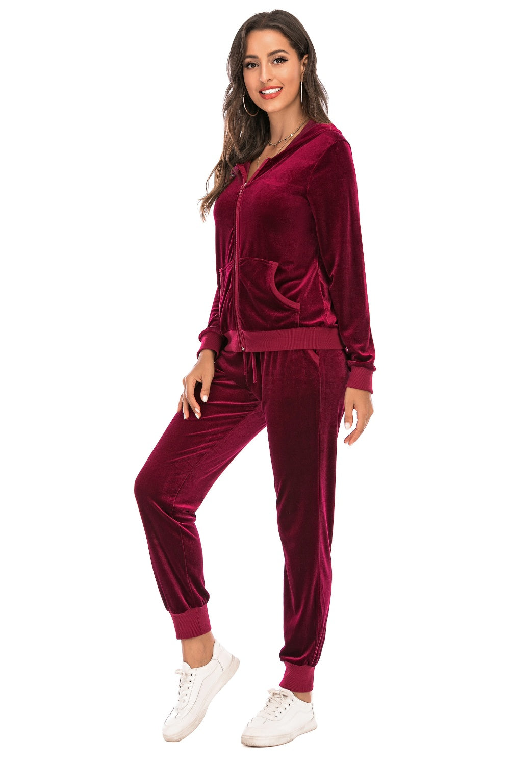 *APP EXCLUSIVE* Zip-Up Hooded Jacket and Pants Set
